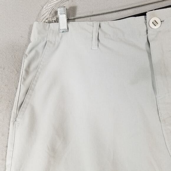 Salt Life SLX-QD Hybrid shorts men's 36x9 Gray Plex stretch Dri-Fit Beach fish - Picture 2 of 16